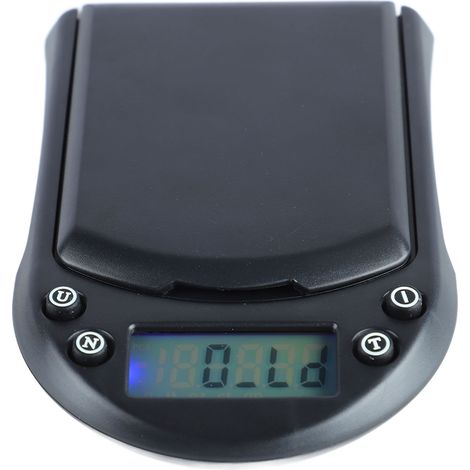Tragbare digitale Küchenwaage aus Kunststoff, 0,01 g Genauigkeit, batteriebetrieben, für den Hausgebrauch. Kleine Präzisionswaage für Schmuck. (1/5)