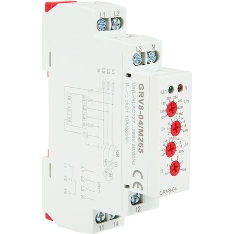 Voltage monitoring relay, practical protection, to protect equipment from reverse operation (1/5)