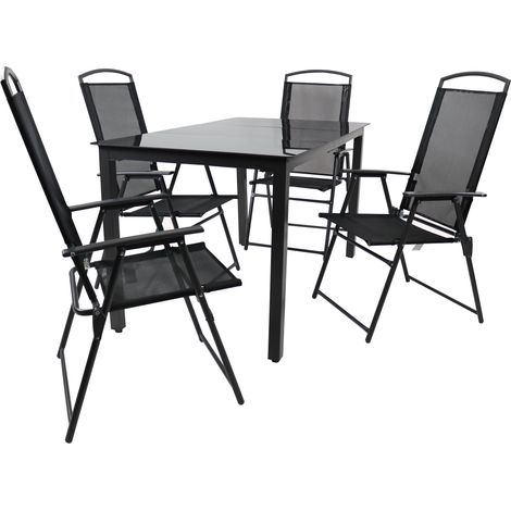 Juego de 5 piezas de muebles de jardín de grupo de asientos 140S 105x140x80 - VCM (1/3)