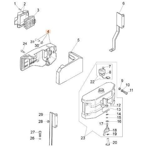 ORIGINAL EMAK KUPPLUNGSDECKEL 53030060R