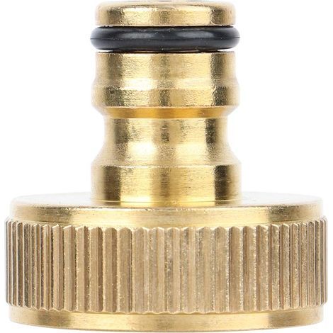 Schlauchverbinder, 1 Zoll Innengewinde, Schnellkupplungs-Schlauchverbinder, auslaufsicherer Wasserschlauchadapter für Haus, Garten und Rasen (1/5)