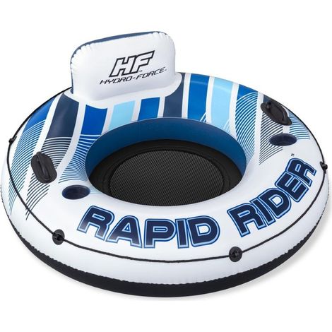 Flotador hinchable con respaldo Rapid Rider 135 cm Bestway 43116 (1/5)