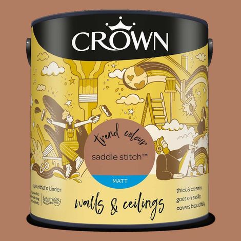CROWN WALLS AND CEILINGS MATT SADDLE STITCH 2.5L