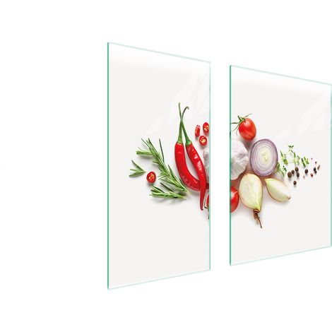 PLACA PROTECTORA DE VIDRIO 75x52 VERDURAS (1/5)