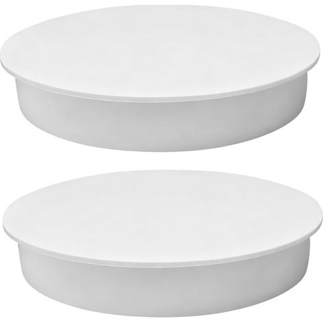 2 Pièces Bouchon Pvc 100Mm Capuchon Interne 110 Pour Tuyau Drainage (1/5)