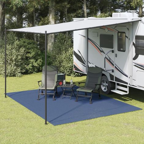 Tapis de tente-Tapis d'extérieur bleu 4x3 m 612970 (1/5)