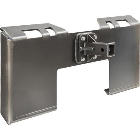 VEVOR Placa de Fijación para Dirección Deslizante, 1160 x 455 x 255 mm, Placa de Montaje Placa de Carga de Fijación Rápida con Receptor de Enganche de 58mm Compatible con Minicargador y Tractor