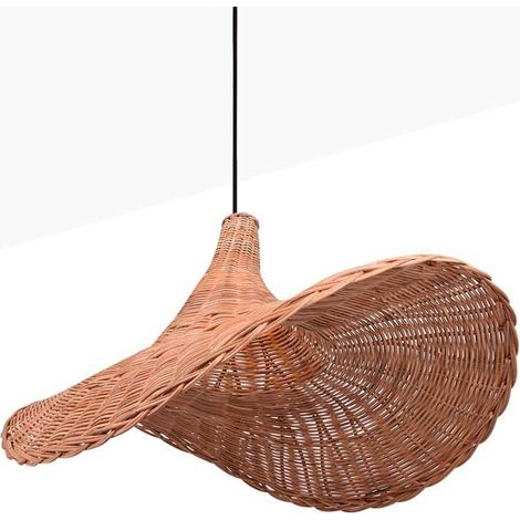 Suspension en osier "Tien" - Noir boho chic