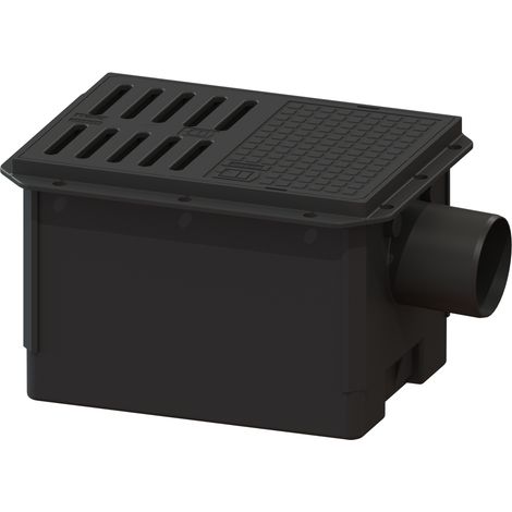 KESSEL - Equipo de bombeo anti-retorno Pumpfix S - empotrado, DN 100, rejilla ranurada, 280450