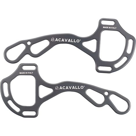 ACAVALLO Hackamore Alupro TITANIUM ALLUMINIO LEGGERO CAVALLO (1/3)