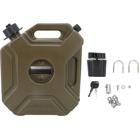 Oil Storage Can Secure Shock Absorber Portable Tank 5L 1.3 Gallon (With bracket). (1/5)