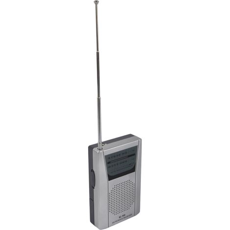 Radio portable mini multifonction AM/FM BC-R60 (expédié sans piles) (1/5)