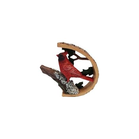 Statue d'oiseau en résine, ornement cardinal, décoration de jardin – (1/4)