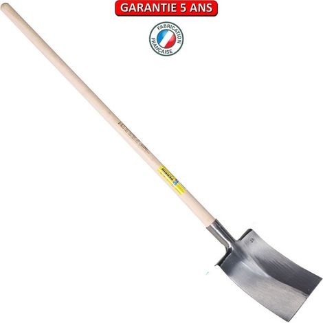 OUTILS PERRIN Bêche Nantes polie de 28 manche pomme (1/2)