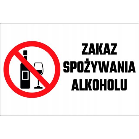 Alkoholverbotsschild 20x30 cm PVC T014 (1/4)