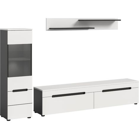 Canu bibliothèque C7 système avec éclairage blanc, gris foncé. (1/5)