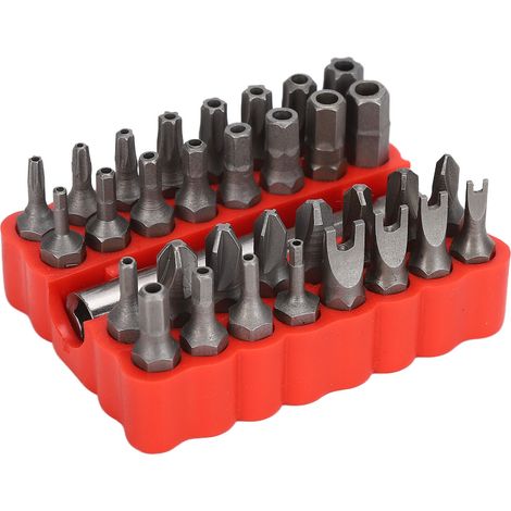 33-teiliges Sicherheitsschrauben-Sechskantbit-Set aus Chrom-Vanadium-Stahl mit 1/4-Zoll-Schaft für Fahrzeugcomputer (1/5)