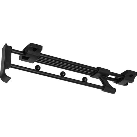Barre de Vêtements Extensible, Penderie Ajustable, Barre de Vêtements Amovible, Tringle à Vêtements Télescopique, Support de Cintres, Suspension de Pantalon (1/5)