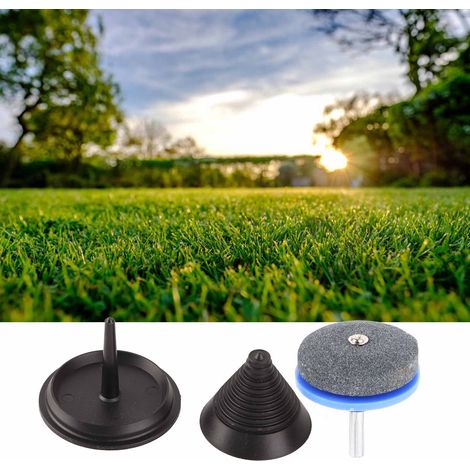 Aiguiseur de Lame de Tondeuse Rapide 50mm Pierre à Affûter ABS pour Tondeuse à Gazon (1/5)