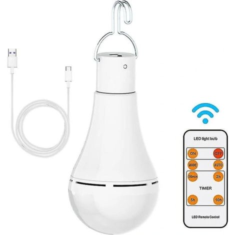 Filiyano-Ampoule rechargeable USB avec télécommande 7W【PL】 (1/5)