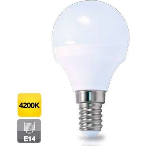 E14 5W sphärische LED Birne Tageslicht 4200K 470 lm GSC 2002346