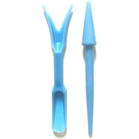 Outils de plantation de semis de graines en plastique 2 pièces