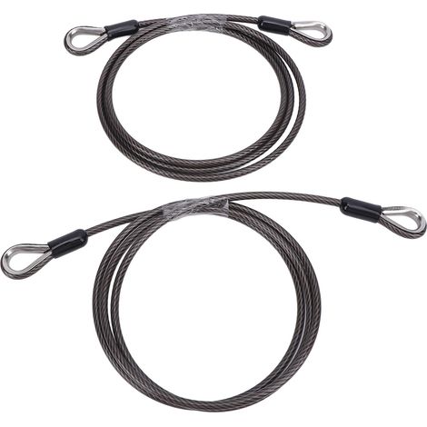 Cavi di sollevamento per portellone del rimorchio con morsetto a molla EZ, elevata resistenza, facile installazione, sicuri 125542 per portellone Gorilla, 2 pezzi. (1/4)