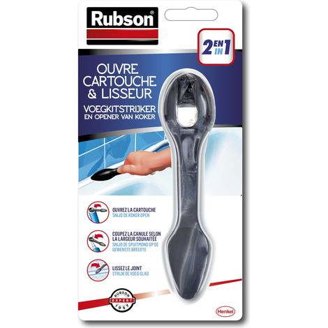 Rubson Outils Ouvre Cartouche & Lisseur - Pour tout type de mastic