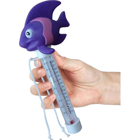 Thermomètre Flottant pour Eau - Moniteur Flottant Facile à Lire - Thermomètre Amusant pour Piscine - Usage Intérieur Extérieur Spa Bassin Baignade (1/5)