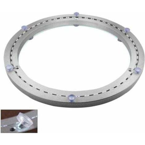 360° drehbarer Metall-Drehteller mit Kugellager für hohe Belastungen, einreihiger Rundkugellager-Drehfuß, ø35 cm - KZQ