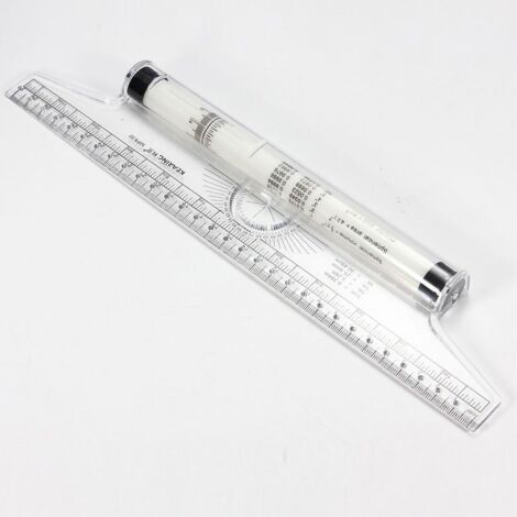 Règle de mesure de 30,5 cm - Règle à rouler parallèle - Multi-usage (1/5)