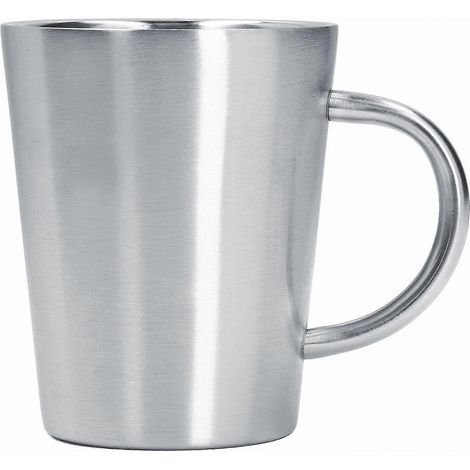 Mug isotherme à double paroi en acier inoxydable pour café, thé et autres boissons - Capacité de 350 ml (1/3)
