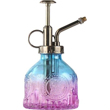 YMYNY Arrosoir 200ml,Flacon Vaporisateur d'eau Plant Mister Flower Pot Atomiseur d'usine de Spritzer de Grande capacité antidérapant Arrosoir décoratif Vintage en Verre pour Plantes d'intérieur/d'exté