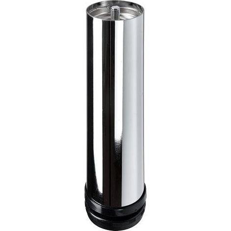 Hettich Möbelfuß 6,0 x 20 - 23 cm Stahl verchromt - 1 Stück Möbelfuß