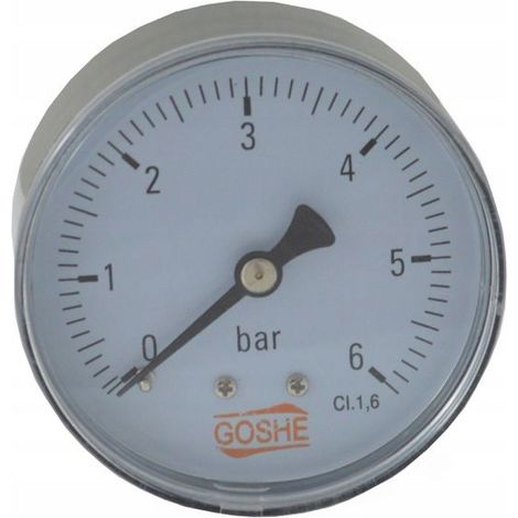 AXIALMANOMETER 63MM 0-2,5 BAR 1/4 X 1,5 (1/2)
