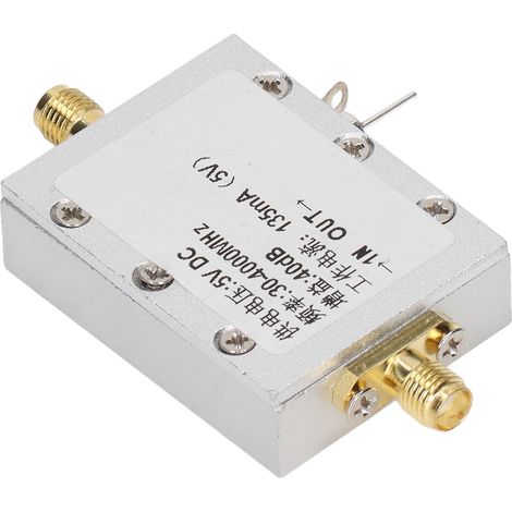 Module amplificateur RF 30-4000 MHz 40 dB en alliage d'aluminium, faible bruit, pour récepteur de télécommande, alimentation 5 V CC (1/5)