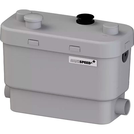 SFA – Kleinhebeanlage Sanispeed+ – Hoher Durchfluss – Niedrige Einschaltgrenze – Für Temperaturen bis 75 °C – Geräuscharm (42 dB) – Kompatibel mit Wasserenthärter – 36,7 x 32 x 18,8 cm – 400 W