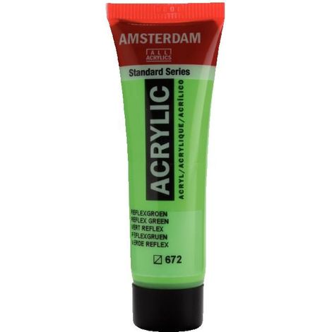 Peinture acrylique - Amsterdam - Acrilico Standard - 20 Ml - Vert - Haute résistance à la lumière (1/2)
