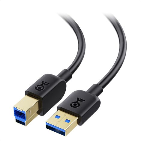 Câble Imprimante USB 3.0, Câble USB Imprimante, 1m, Noir (1/5)