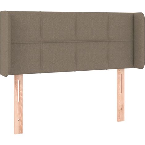 Maison Exclusive - Testiera ad Orecchio Tortora 103x16x78/88 cm in Tessuto (1/5)