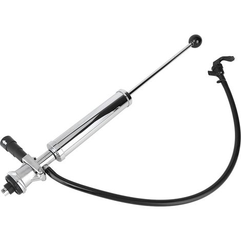 Pompe à bière robuste de 20 cm pour fêtes et pique-niques, robinet de fût de bière pression, pompe en acier inoxydable chromée (1/5)