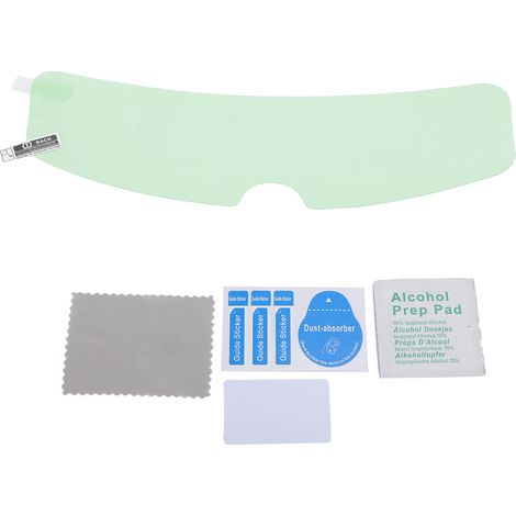 Écran anti-buée pour visière de casque, imperméable, universel pour casque intégral et demi-casque, accessoire moto (1/5)