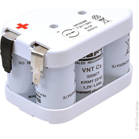 NX - Batterie NiCd 6x SC VNT 6S1P ST2 7.2V 1.6Ah FAST (1/3)