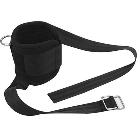 Sangle de cheville avec haltère pour exercices de cheville et haltérophilie (1/5)