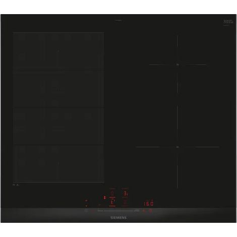 Siemens iQ700 EX675HEC1E. Colore del prodotto: Nero, Posizionamento dell'apparecchio: Da incasso, Dimensione della larghezza del piano cottura: 60 cm. Tipo di controllo: Touch, Posizione di control... (1/4)