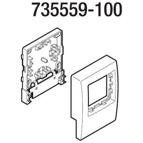 Rehau 735559-100 MS 22/30X10 cover - Legrand surface-mounted equipment