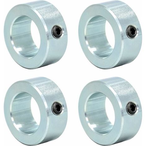 Lot de 4 bagues de réglage diamètre 20 mm pour diable et roues de diable accessoires de fixation et de remplacement (1/5)