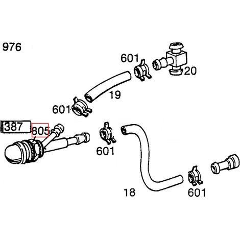 BRIGGS & STRATTON Sechskantmutter für Rasenmähermotor 094189