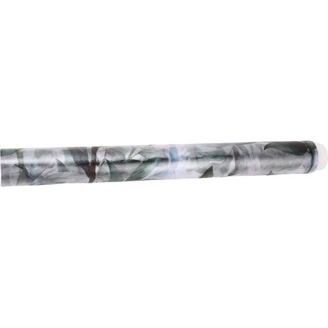 Film Fenêtre PVC Aquarelle Feuille Verte Réutilisable – Décoratif Statique Verre Collant Maison Porte Coulissante 43x200cm (1/4)
