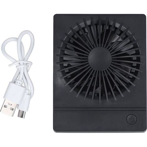 Mini multifunctional fan with 3 speeds, small USB desktop fan for home, office, student dorm (1/5)